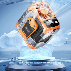 AirBelt Pro – Ventilateur Portable 3-en-1 Sans Hélice avec Batterie 6000 mAh & LED – Bemoshi
